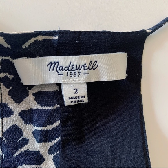 Madewell Daylight Silk Dress 2 Ikat Bloom - Picture 7 of 10